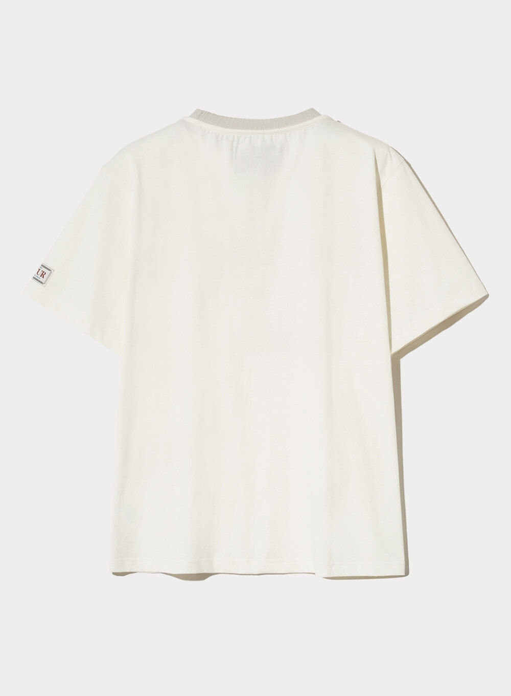 【官方原價79000WON ～HKD438😱 即時收看直播減至$258一件！重温減至$268一件！抵至近5折半價帶走SATUR🔥】【SATUR】Satur Logo Voyage T-Shirt -Period Red