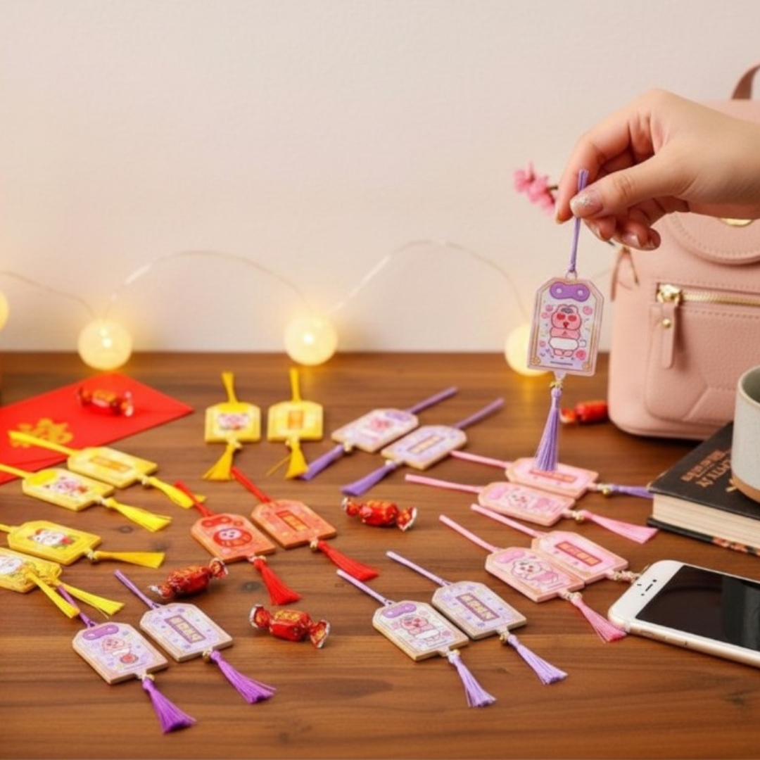 褲褲兔 底褲兔| 新年祈福飾物 御守掛飾 盲盒