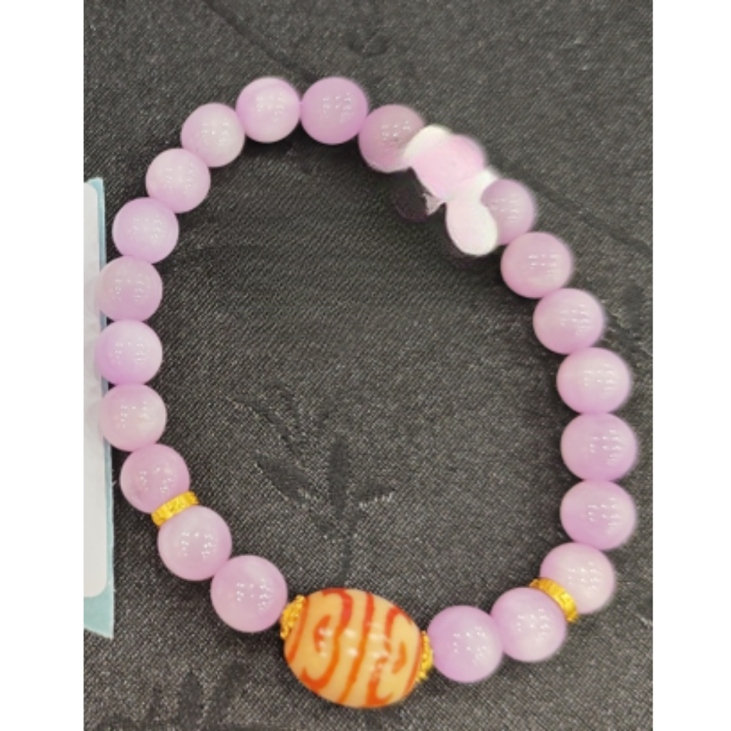 OTH-LLG0202-013 紅肉六瓣達洛紫鋰輝手串 主珠：11mm*13mm (A13)