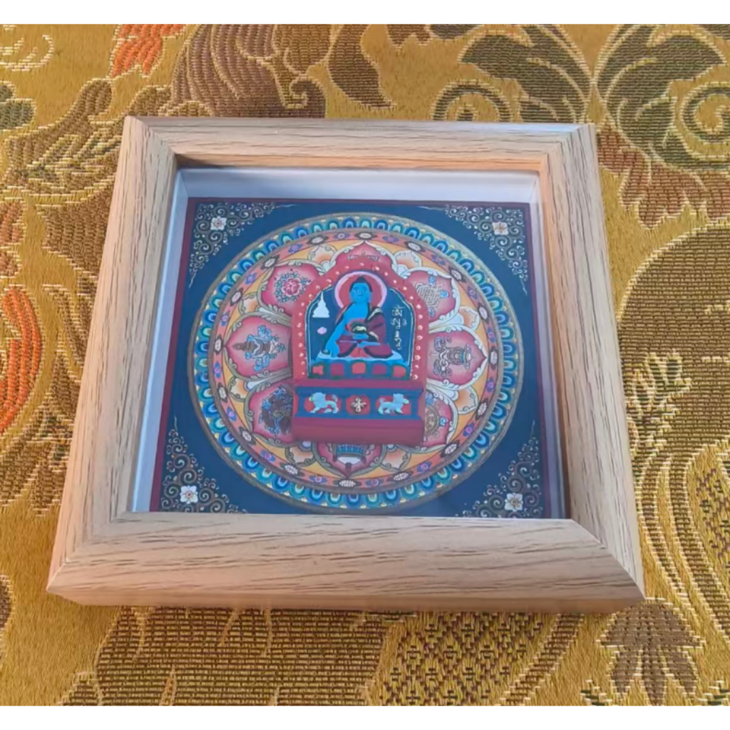 OTH-LLG0202-039 藥師佛彩擦小擺臺 (A39)