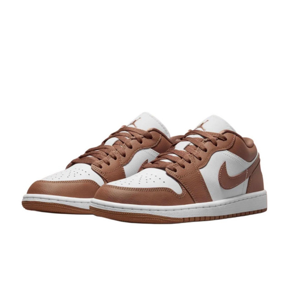 W Nike Air Jordan 1 Low 白棕 AJ1 時尚 舒適 經典 百搭 休閒鞋 女鞋 DC0774-202