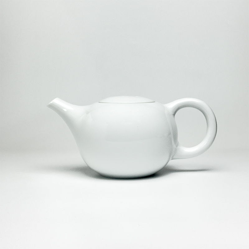 陶瓷橢圓沖茶壺(1000ml)