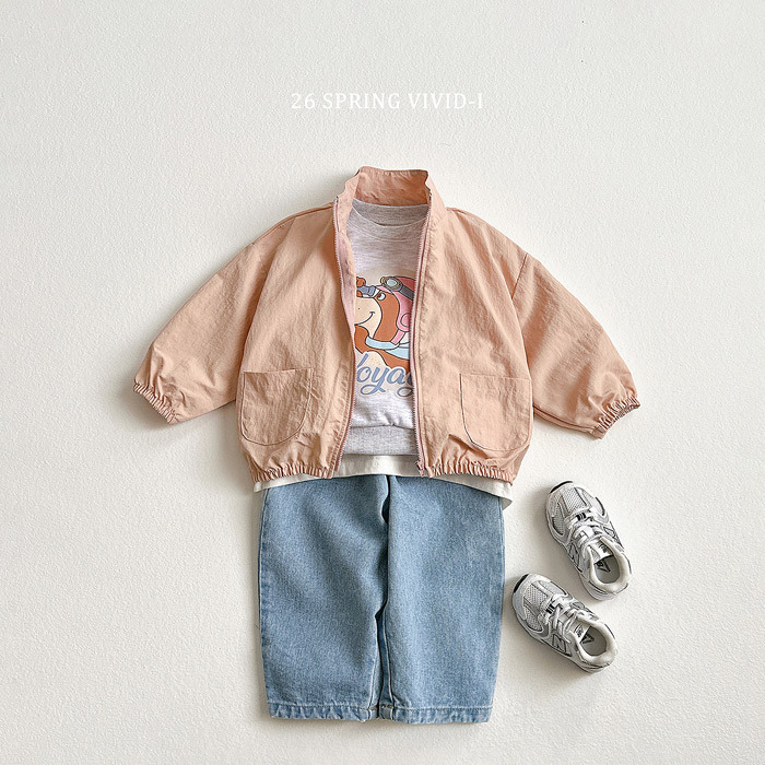 正韓春vividi 四色素色夾克外套