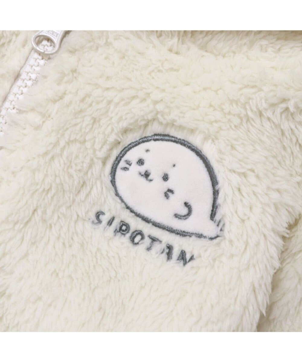 Sirotan 連帽外套-蓬鬆小白款  100、120、140CM  (中、幼童適用)