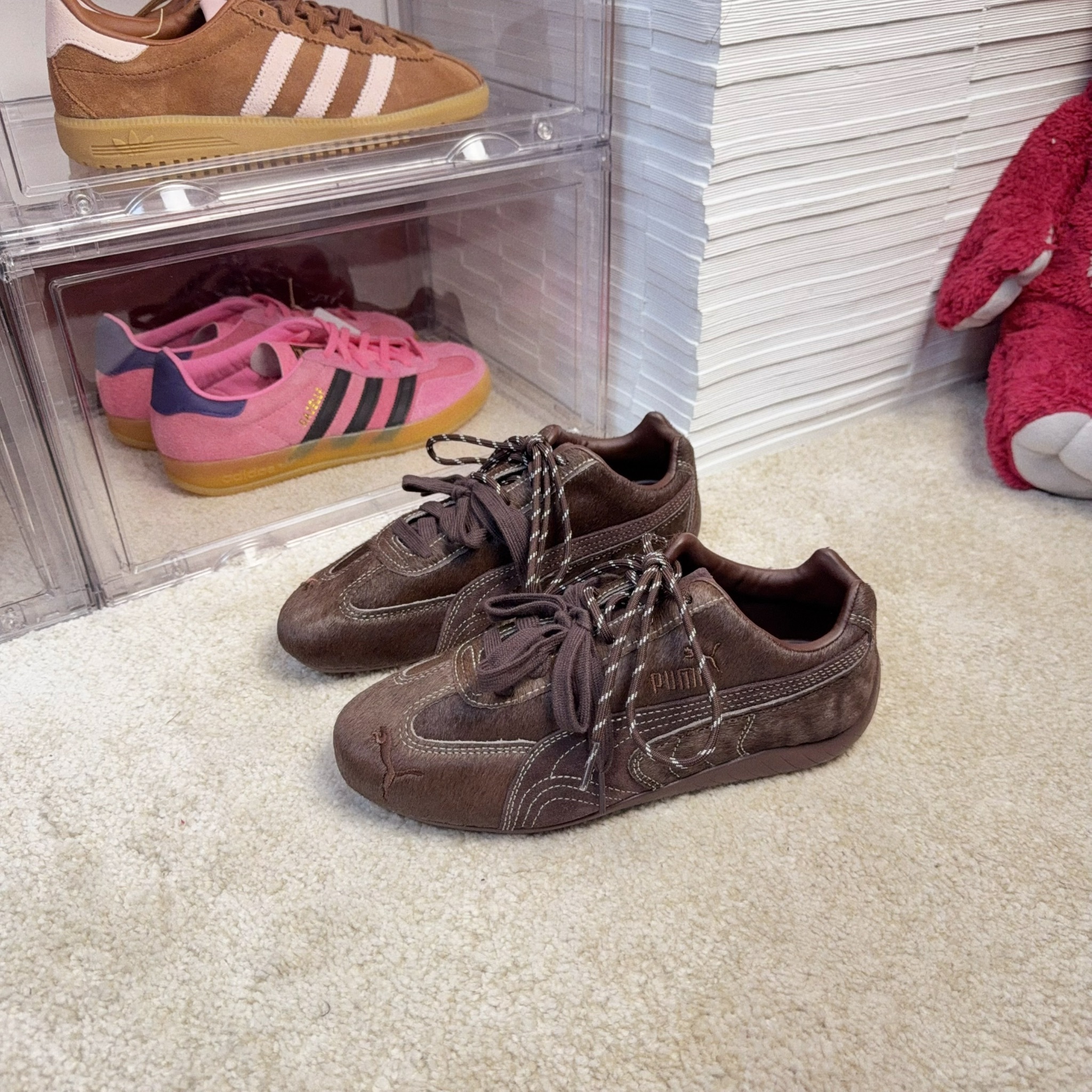 PUMA Speedcat Pony Hair 歐洲限定 巧克力布朗尼 深棕 馬毛 復古 薄底鞋 40583302