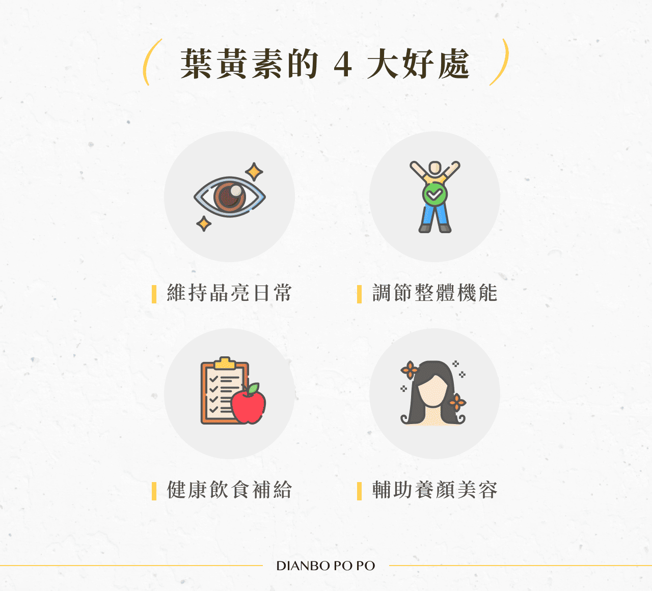 葉黃素的 4 大好處