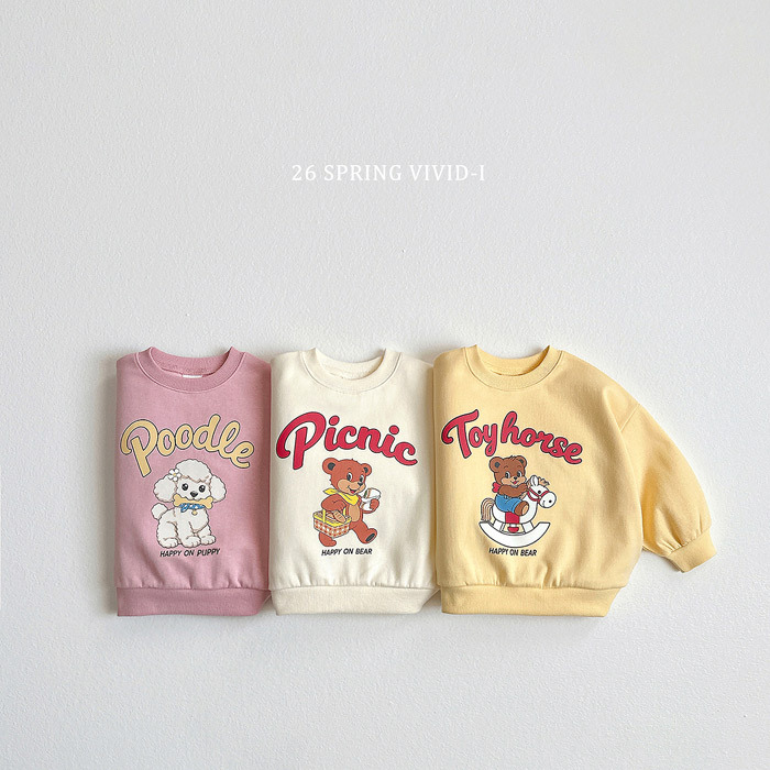 正韓春vividi 三色可愛小動物上衣