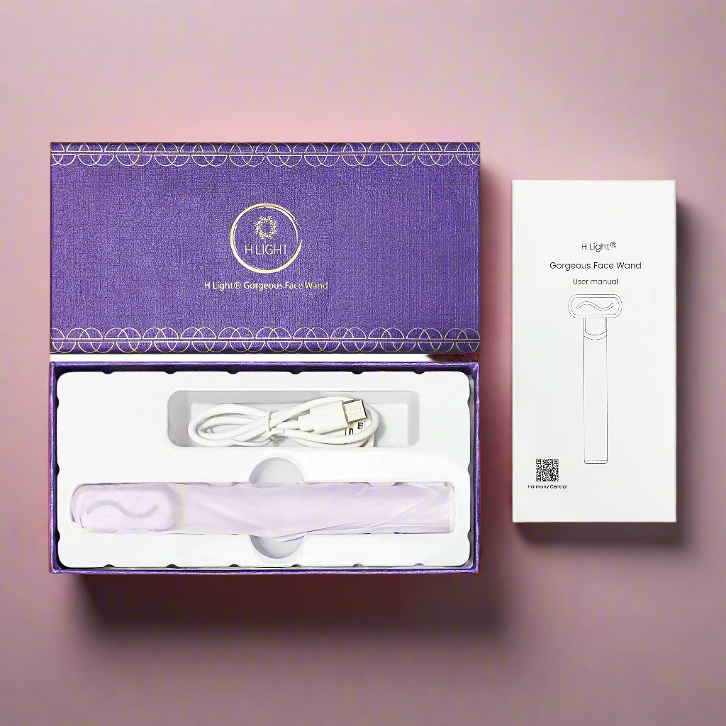 Harmony Central 空間和諧    H Light® 煥顏美膚儀 美顏棒【正品】 小巧便攜 無線設計 適用於所有膚質