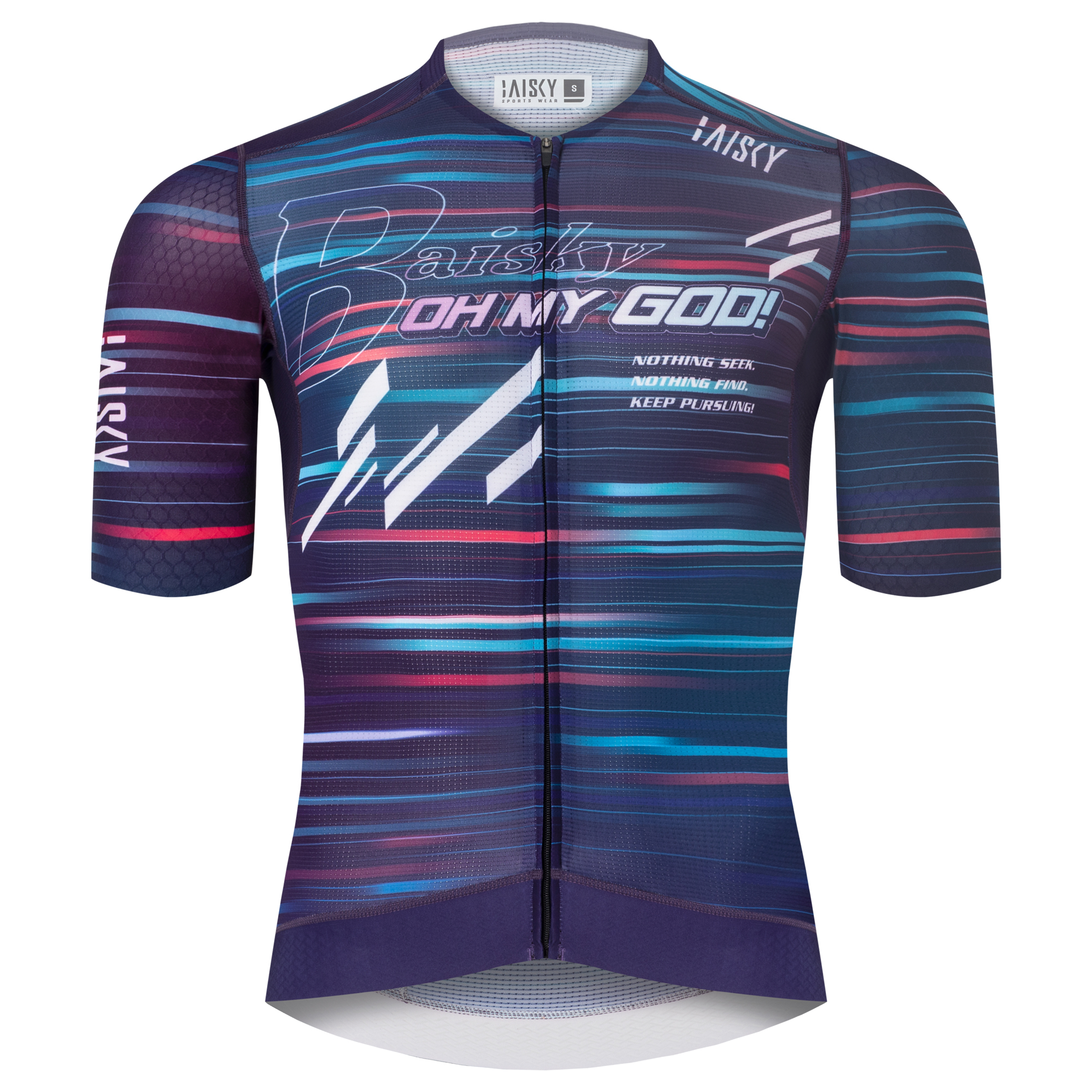 男款空力短車衣 星語 藍