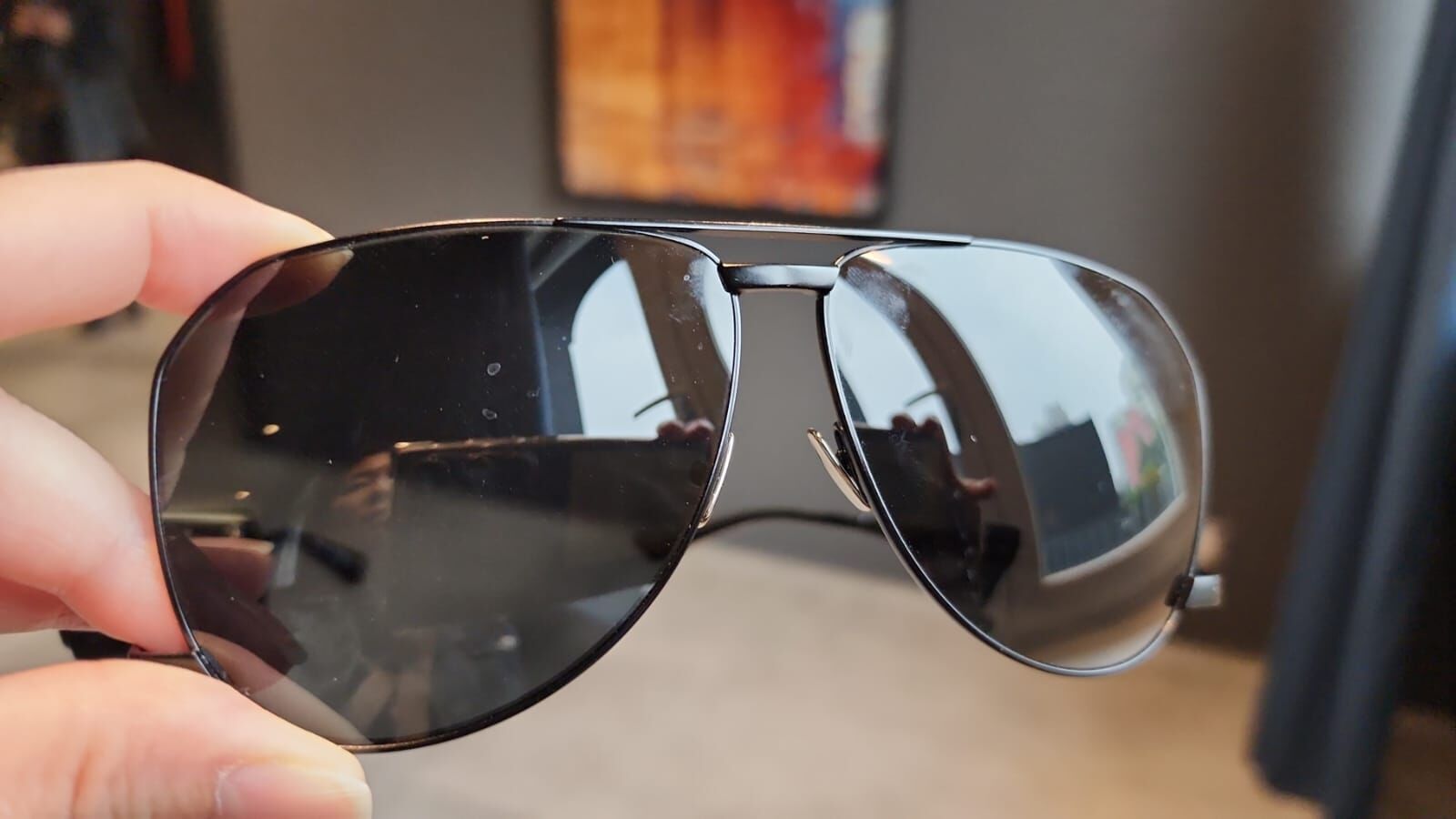 UK197 Saint Laurent Eyewear飛行員鏡框太陽眼鏡 61-11-140