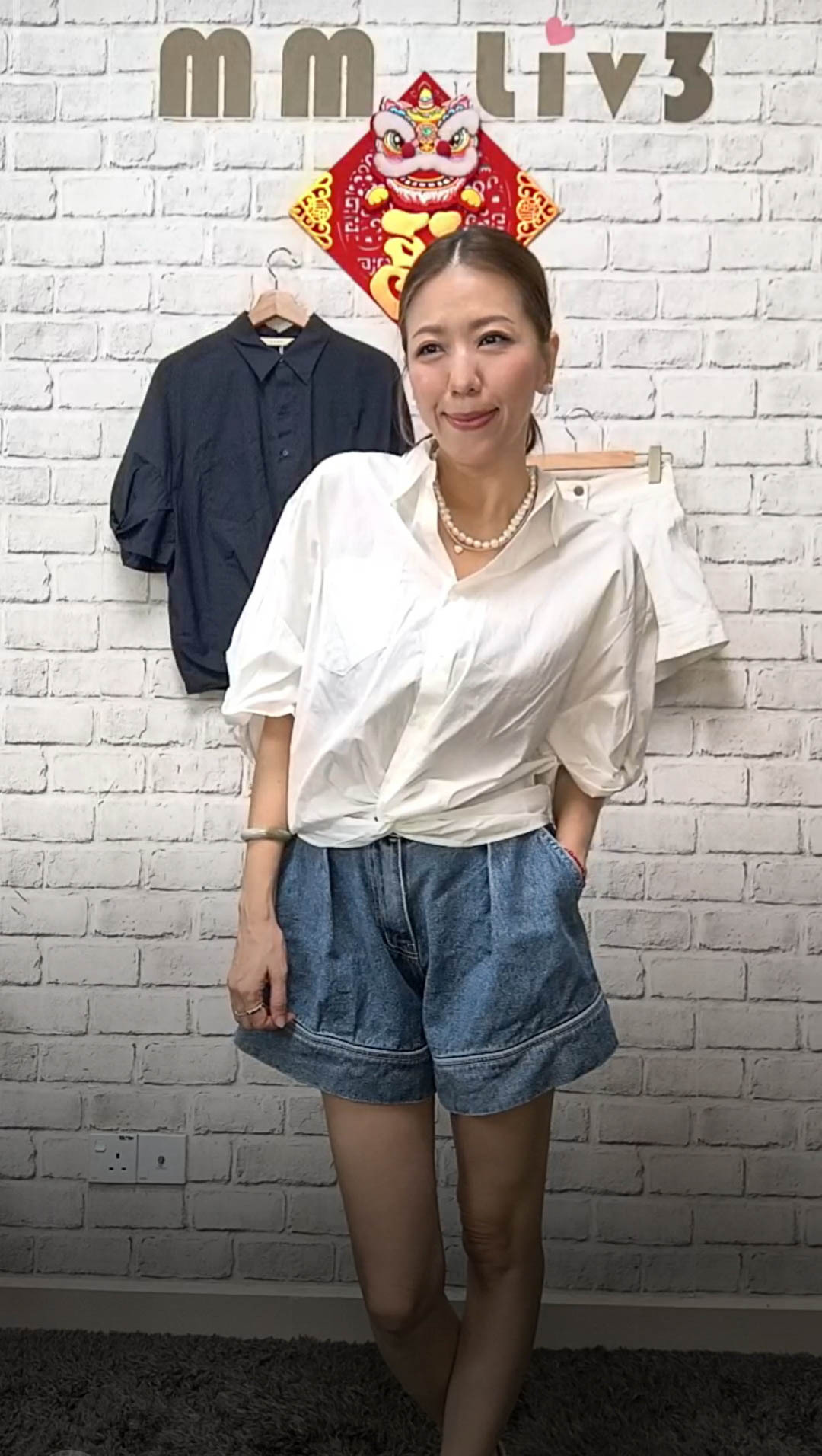 G4222 RM279 ▶️下扭結襯衫 👉B:120cm L:58cm