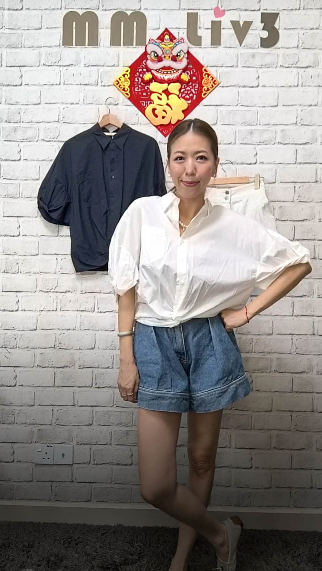 G4222 RM279 ▶️下扭結襯衫 👉B:120cm L:58cm