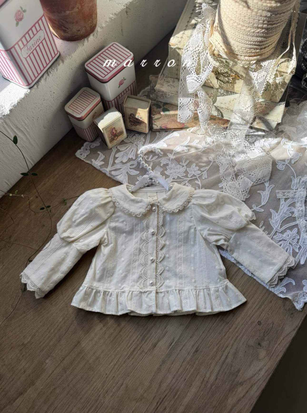 Marron Frosted Blouse