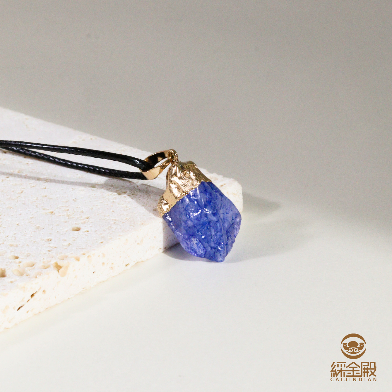 天然原礦項鍊_青金石｜生命靈數6｜穩定細膩｜眉心輪｜消除焦慮｜過爐加持【綵金殿】