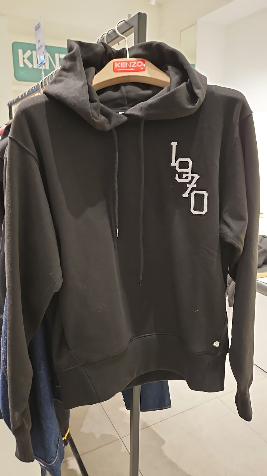 UK142 KENZO 前簡約後虎頭大LOGO女裝普通版衛衣 S 胸： 52 cm 長： 59 cm