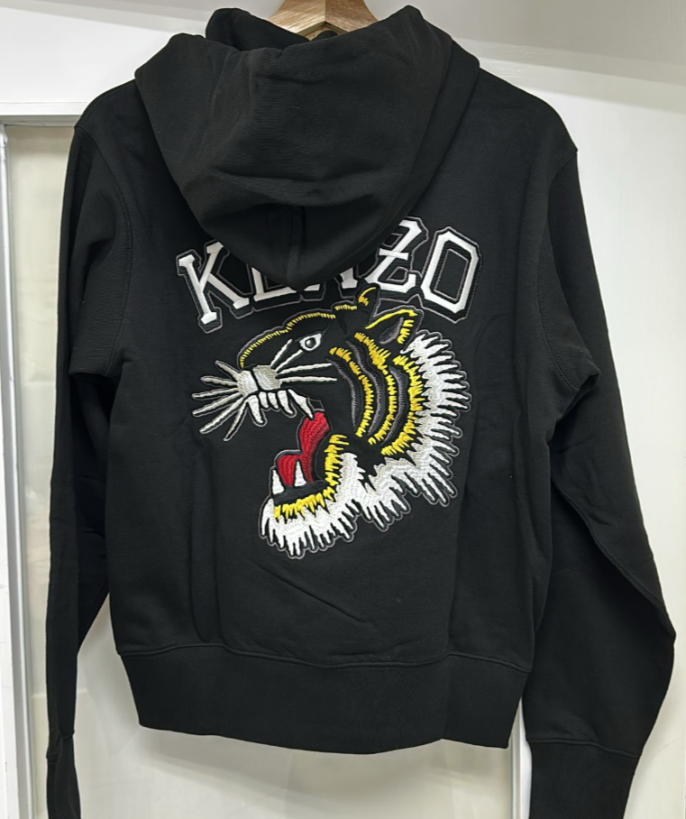 UK142 KENZO 前簡約後虎頭大LOGO女裝普通版衛衣 S 胸： 52 cm 長： 59 cm