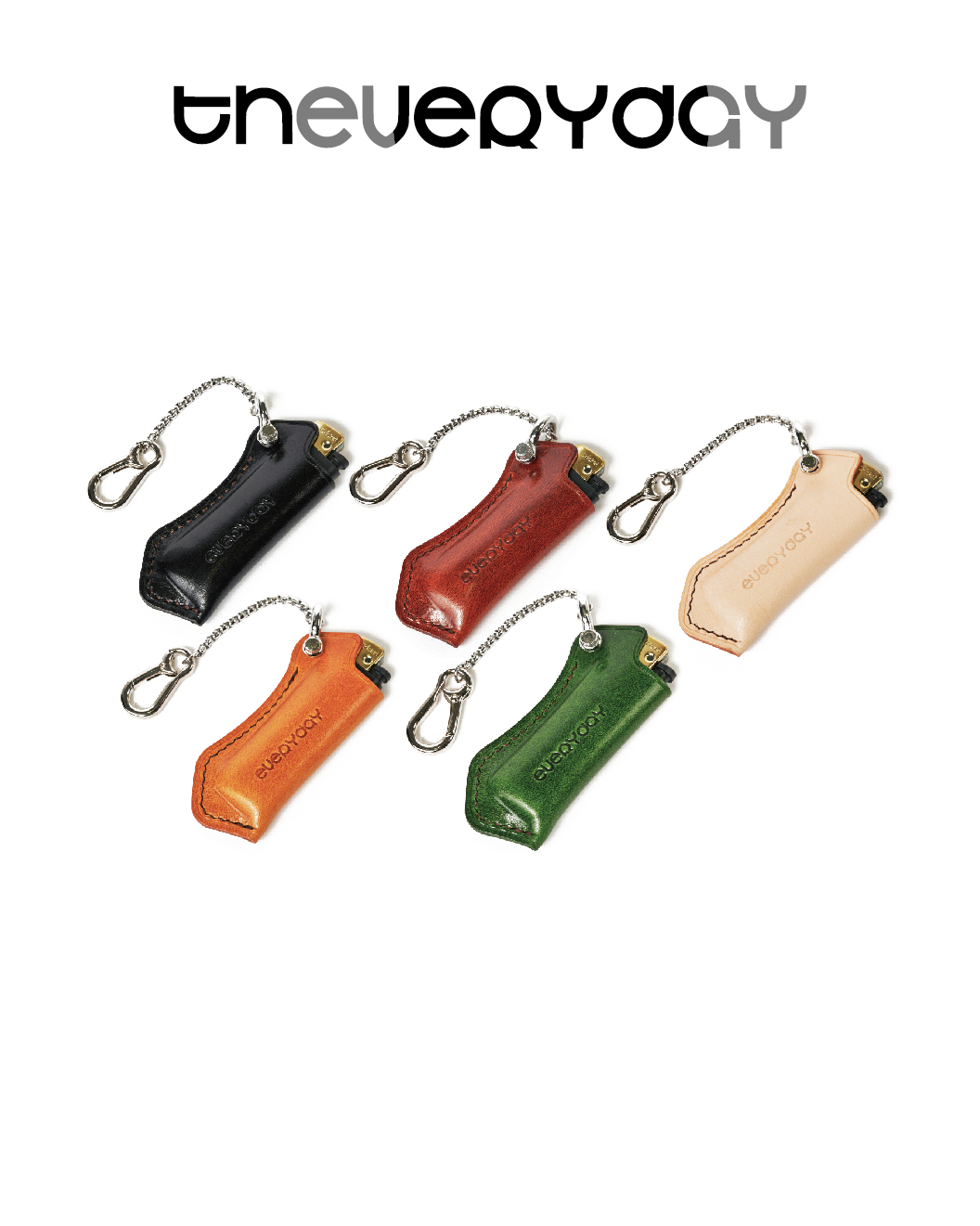 theveryday 打火機皮套 黑/綠/深咖啡/卡其/原色 25 S/S Daily Lighter Case