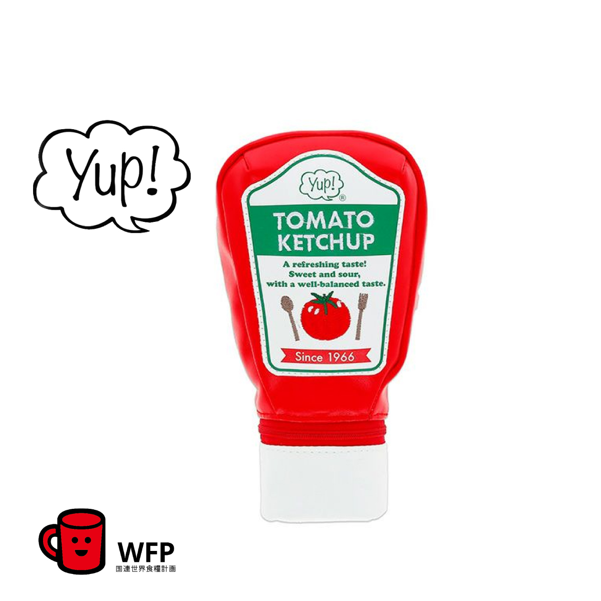 日本MARUSHIN "Yup!" 創意收納包 -茄汁 -442083