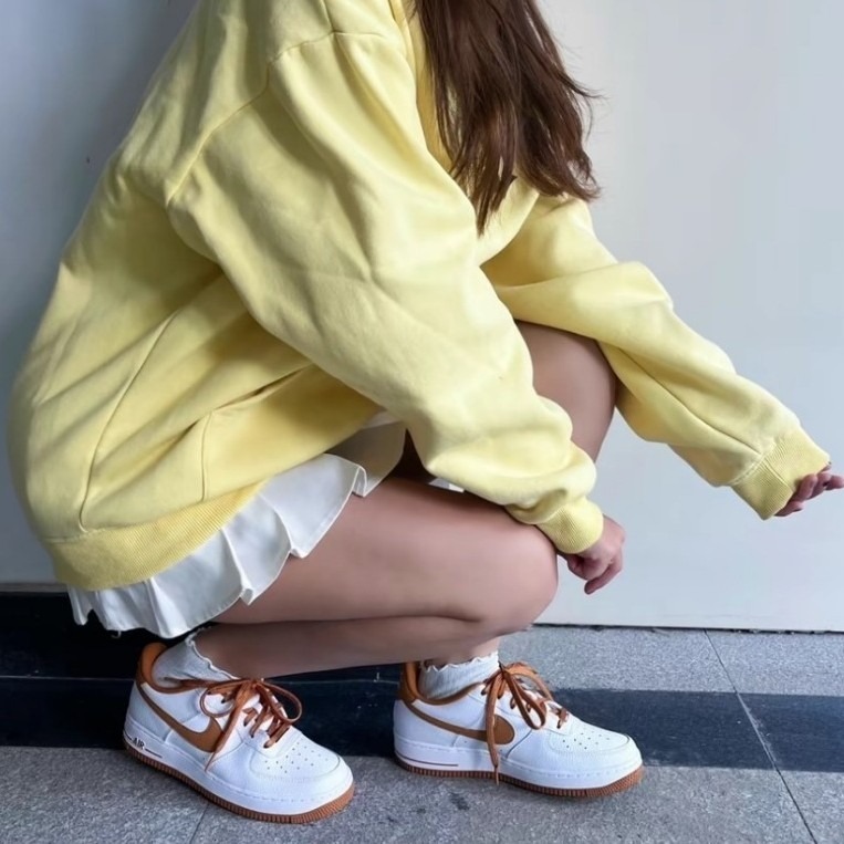 【現貨】NIKE KIDS AIR FORCE 1 LOW SNEAKERS 向日葵 FJ0706100