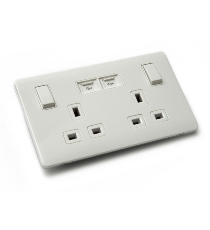 豐葉牌 13A有制孖蘇底+2XUSB