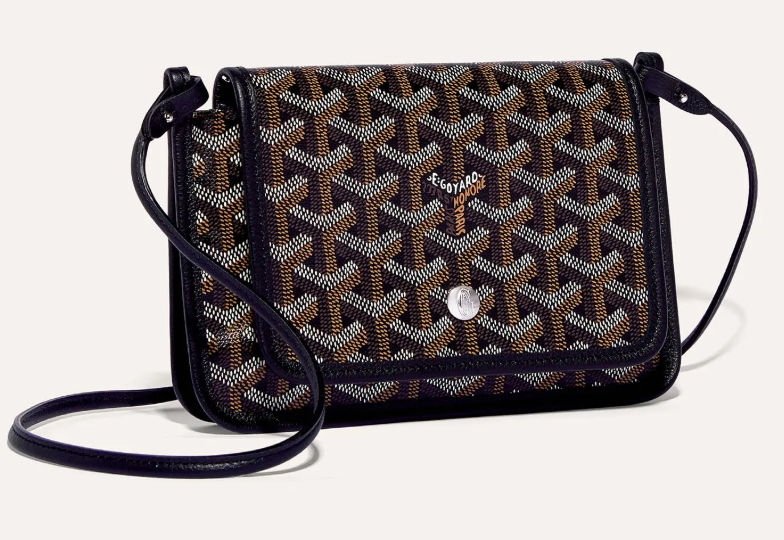 UK105 Goyard Plumet Pouch Wallet - 黑色 PLUMETPMLTY01CL01P 20.5 x 14 cm