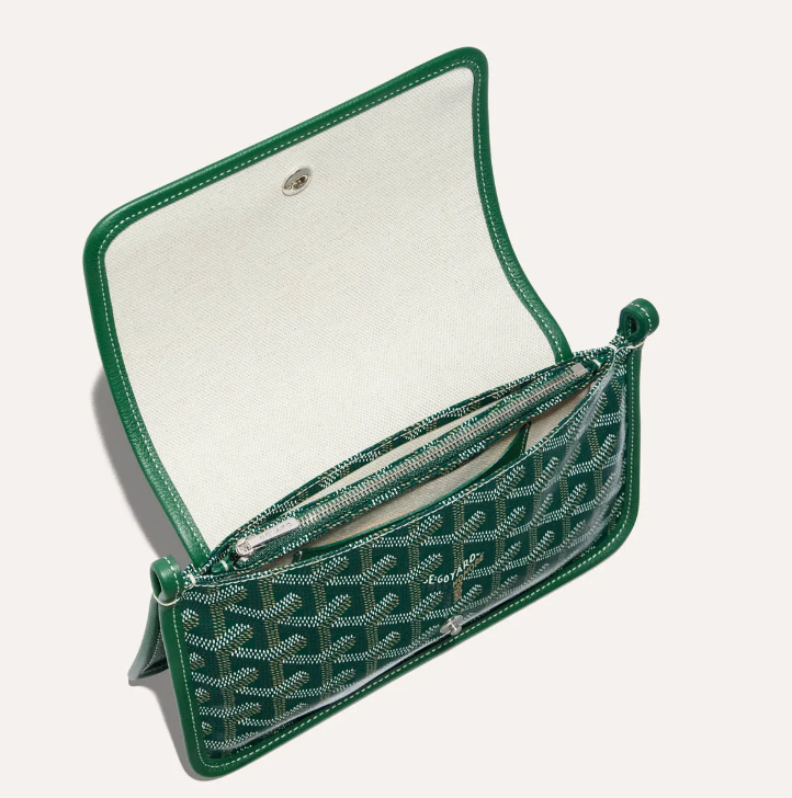 UK104 Goyard Plumet Pouch Wallet - 綠色 PLUMETPMLTY09CL09P 20.5 x 14 cm