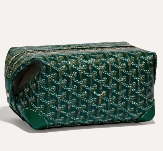 UK101 Goyard Bowling 25 Toiletry Bag - 綠色 BOWLIN025TY09CL09P 24 x 13 cm