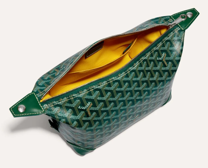 UK101 Goyard Bowling 25 Toiletry Bag - 綠色 BOWLIN025TY09CL09P 24 x 13 cm