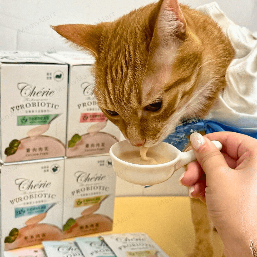 Cherie 乳酸菌主食貓餐包｜雞肉肉泥 (毛髮生長) 40g