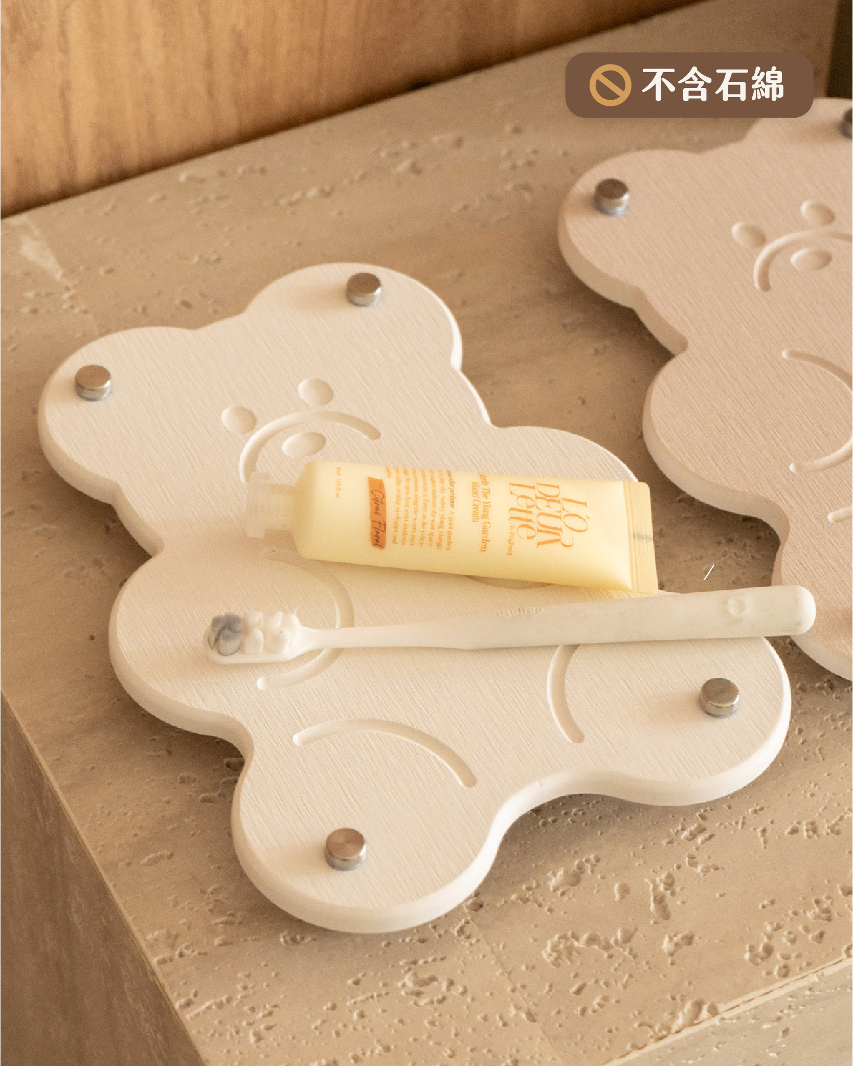 愛心&小熊軟糖吸水檯面硅藻墊｜Gummy Bear Diatomite Mat