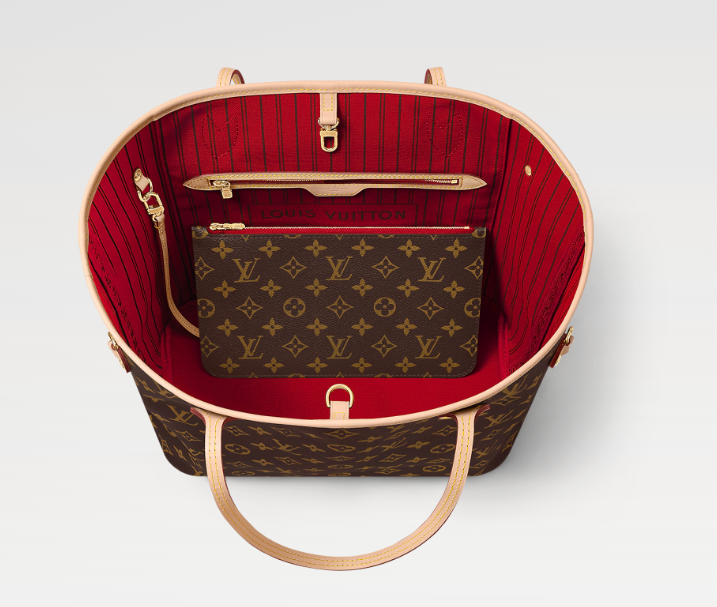 UK086 LV Neverfull MM - 櫻桃紅色 M46987 31 x 28 x 14 cm