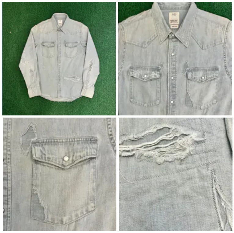 最後價格 LAST PRICE SALE: VISVIM SOCIAL SCULPTURE SHIRT CRASH L/S - SIZE 2 IN STOCK NOW (現貨發售中)