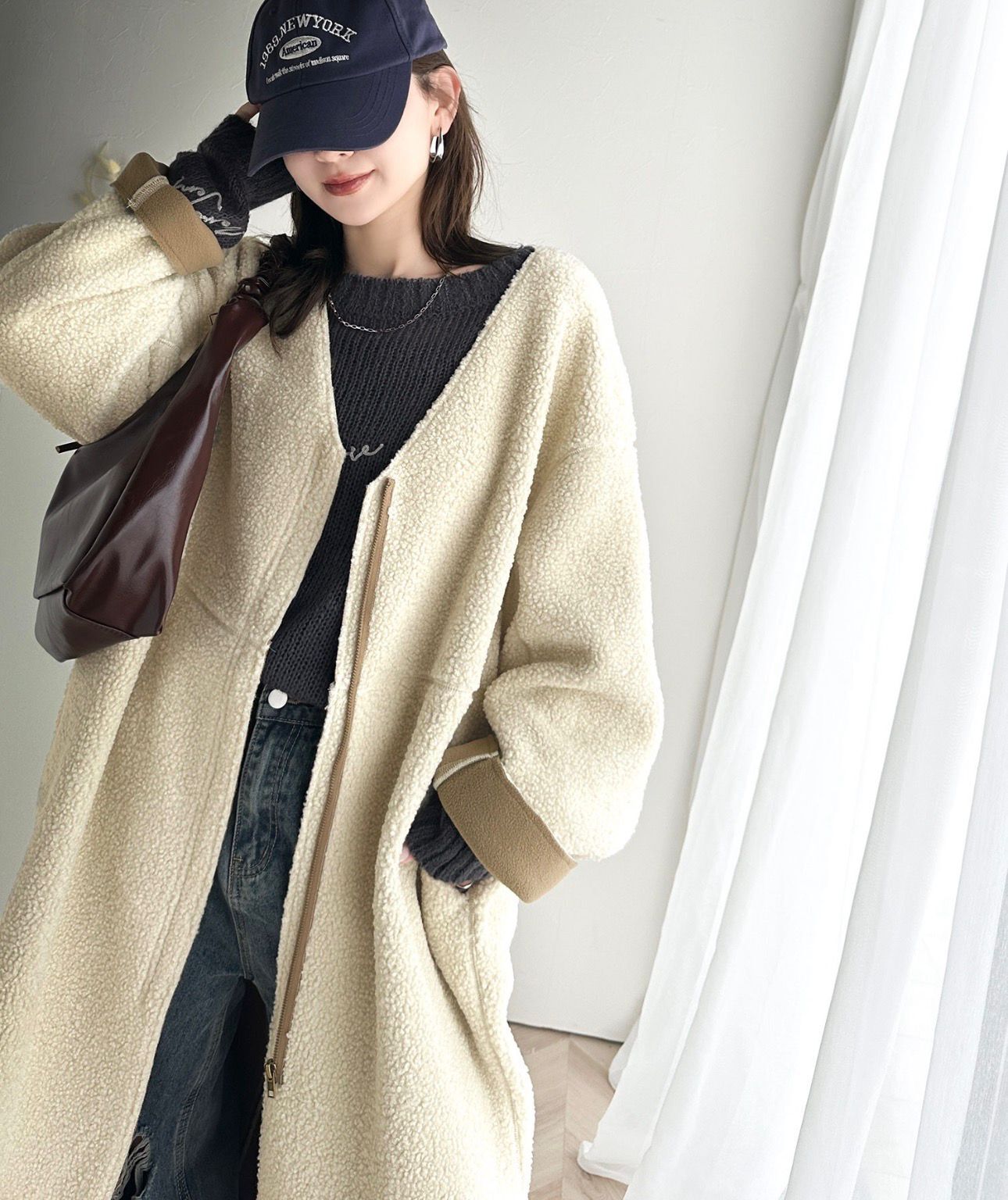 【預購】JN020204 classicalelf 慵懶系羊羔毛大衣