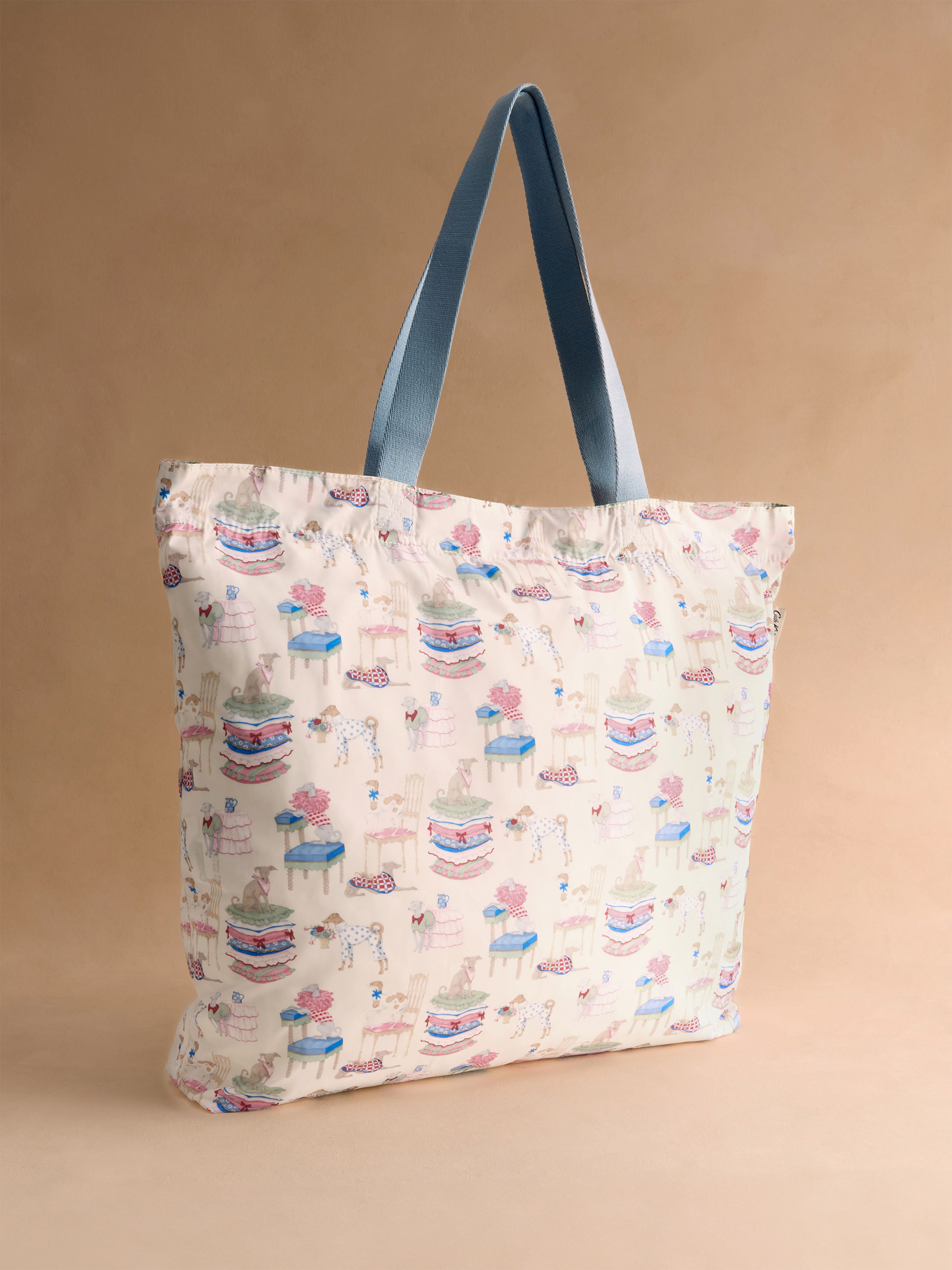 Hackney Dogs 大型可摺疊拉鍊購物袋