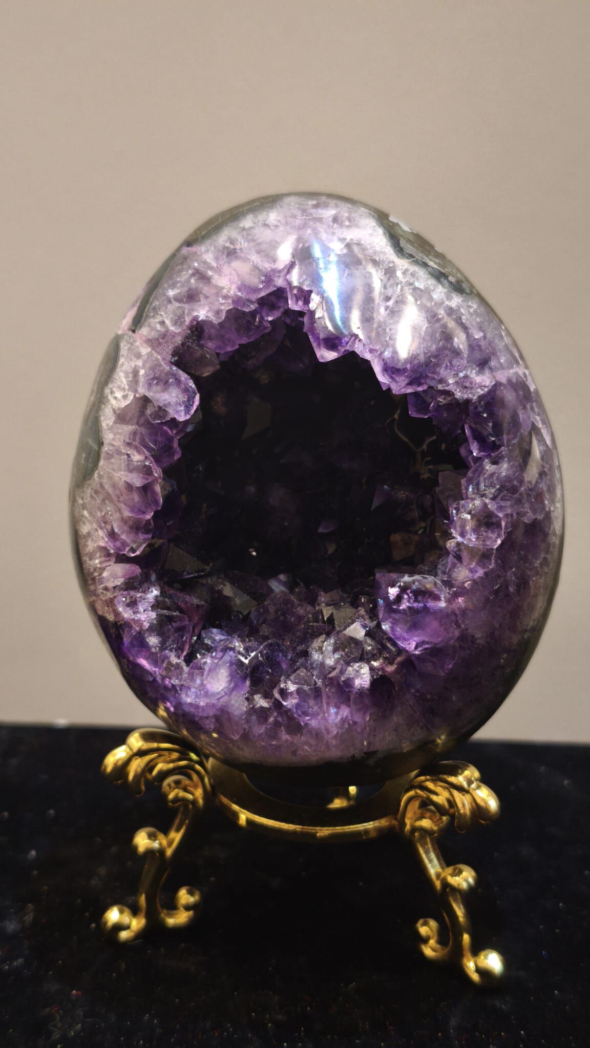 0202CT29-水晶飾物CT- 紫晶孔雀蛋 (C29)