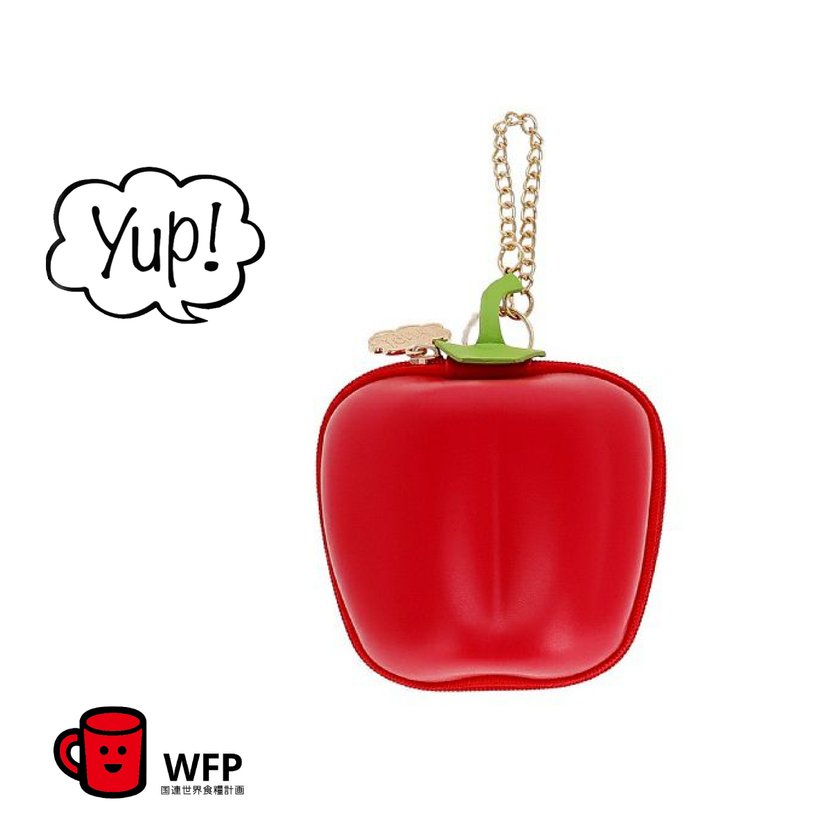 日本MARUSHIN "Yup!" 創意收納包 -紅椒 -442434