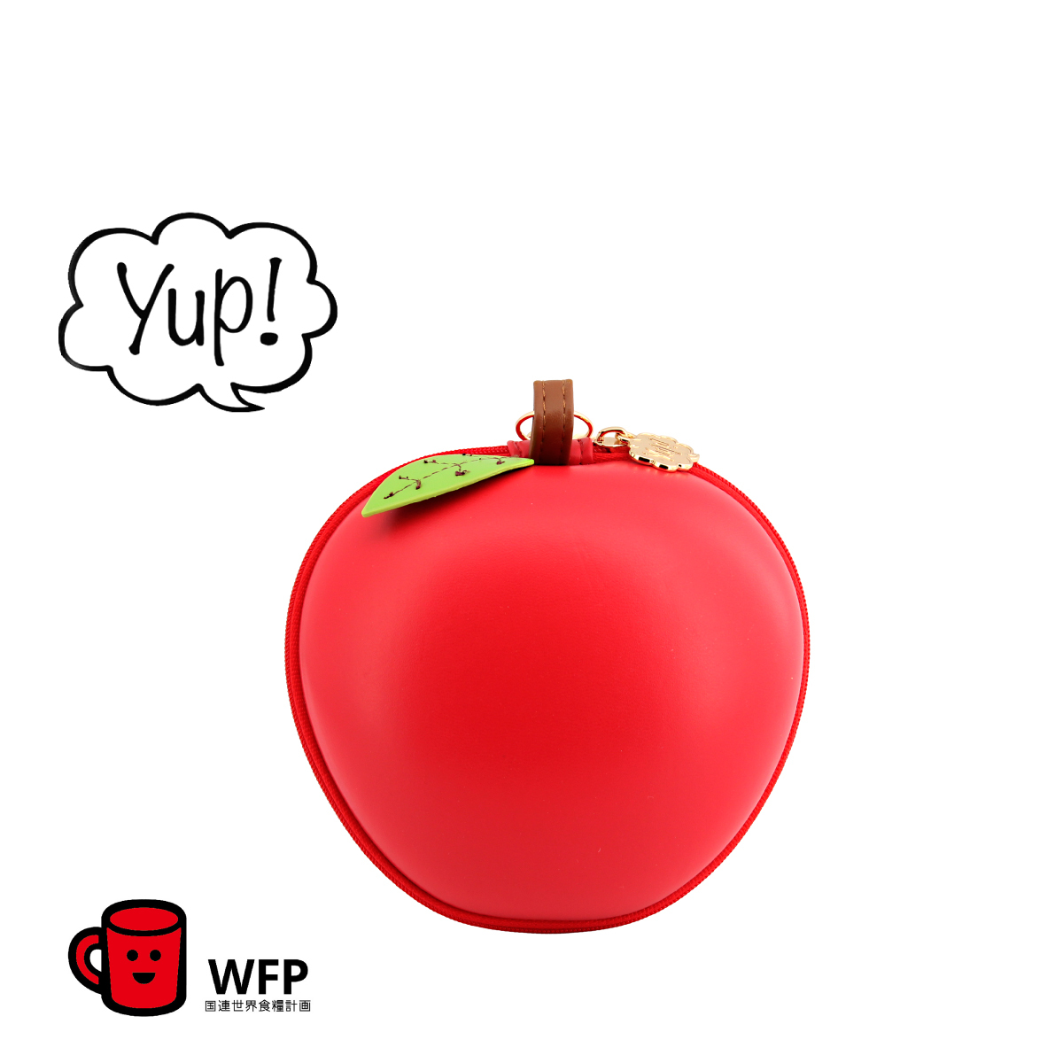 日本MARUSHIN "Yup!" 創意收納包 -蘋果 -442458