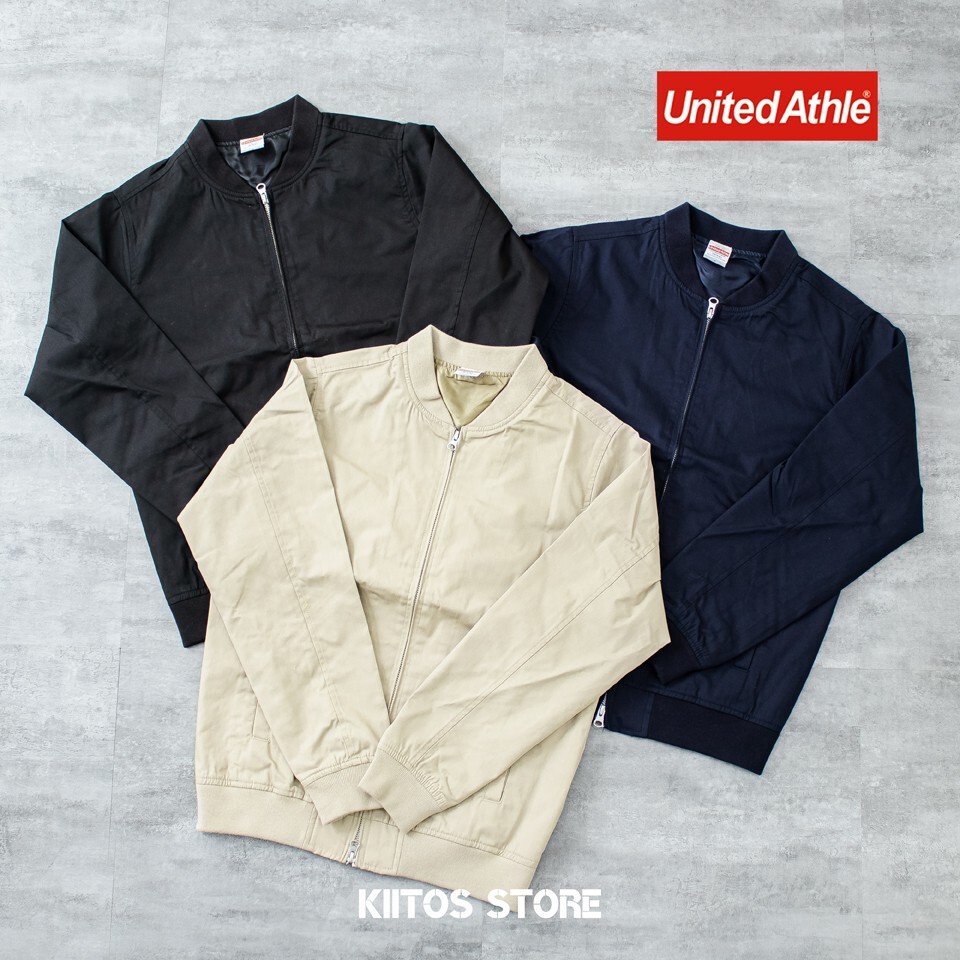 【現貨出清 】 United Athle 7079-01 三色 棒球 外套 防風 外套 防潑水 深藍 卡其 黑色 男女