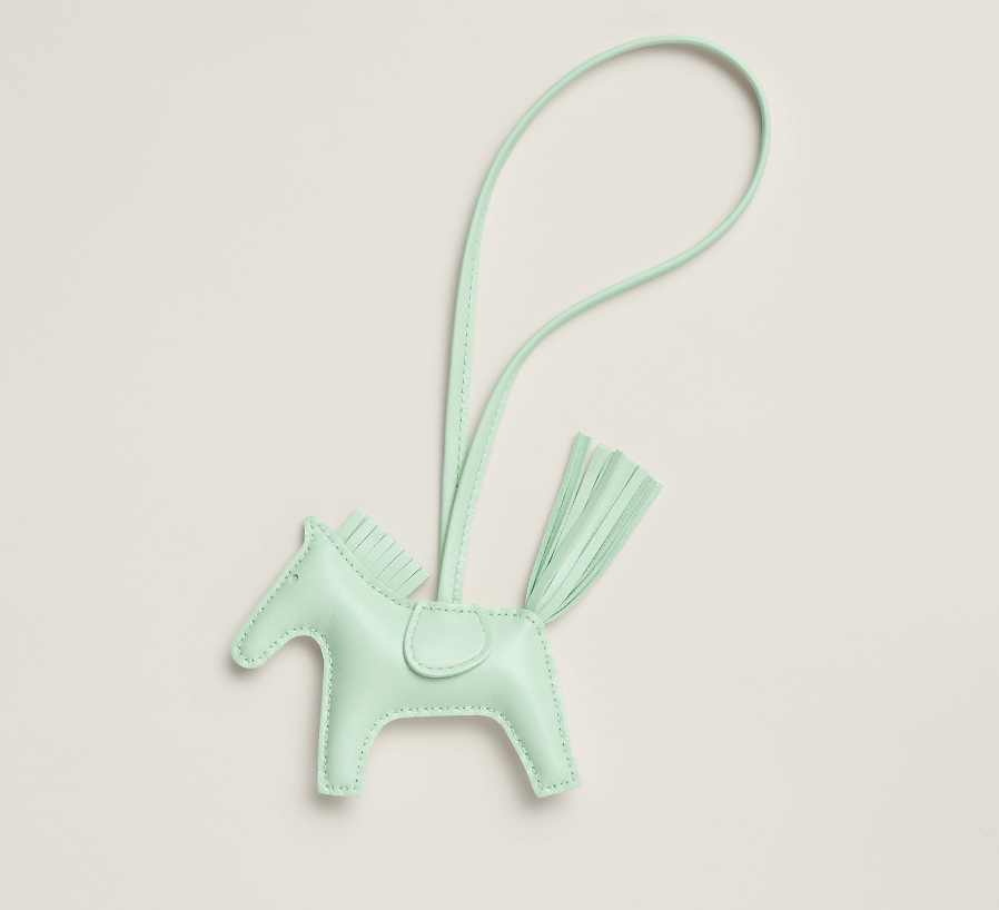 UK047 Hermes Rodeo PM charm - vert peppermint / vert peppermint / vert peppermint H064929CAFG 9.7 x 7.8 cm