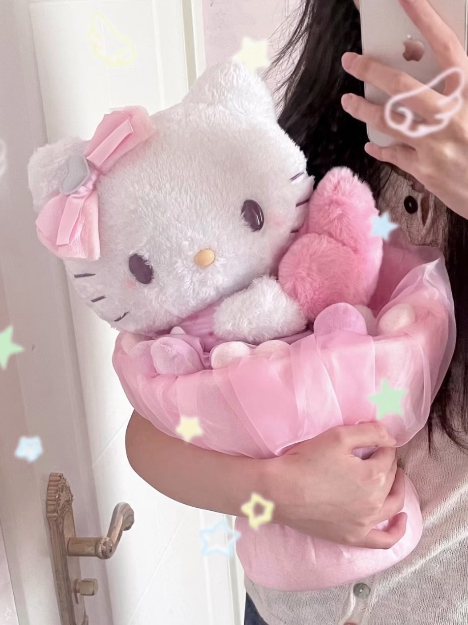 三麗鷗 愛神系列 絨毛花束 39CM