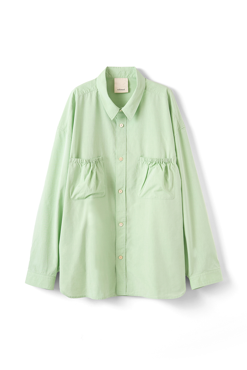 REFOMED WRIST PATCH WIDE SHIRT (3COL)