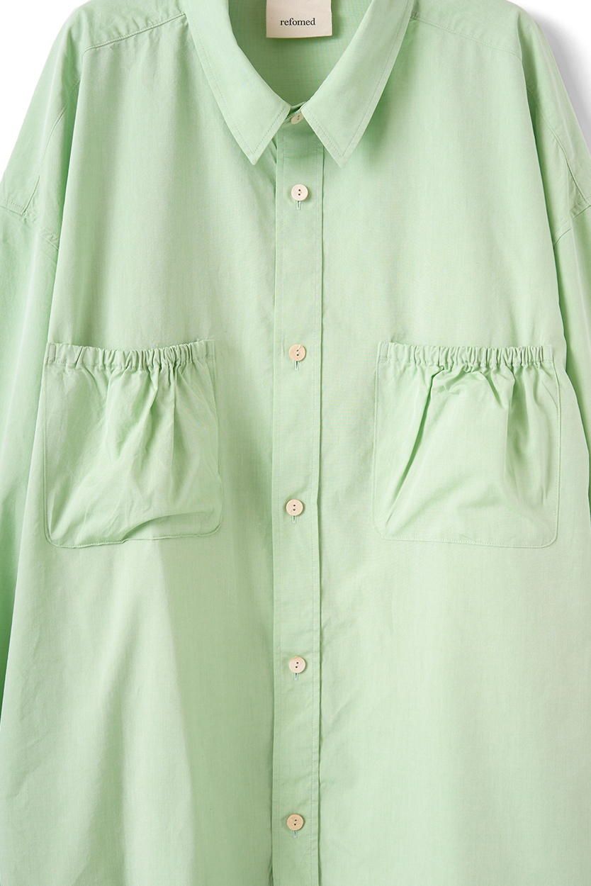 REFOMED WRIST PATCH WIDE SHIRT (3COL)