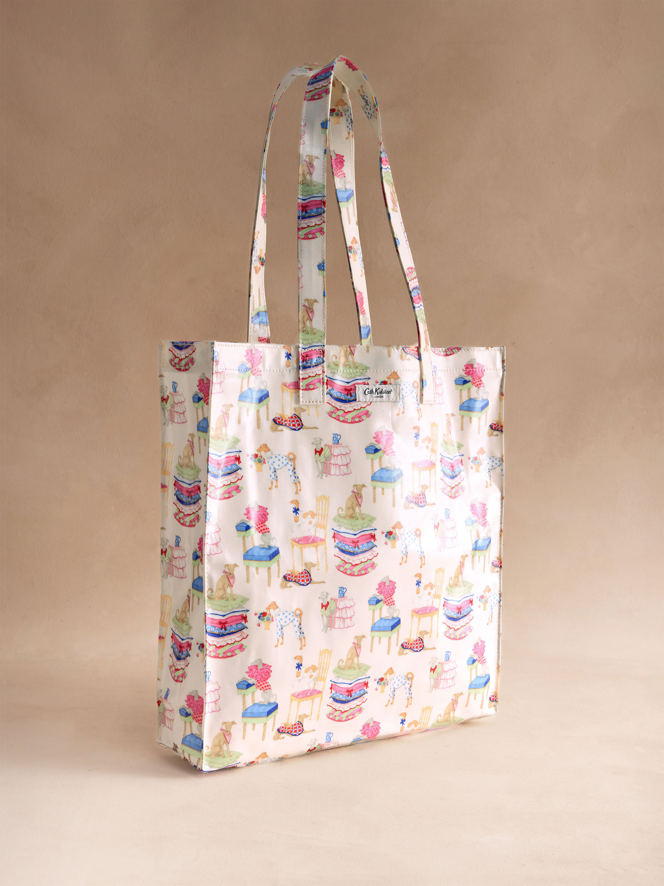 Hackney Dogs 防潑水直式印花書袋