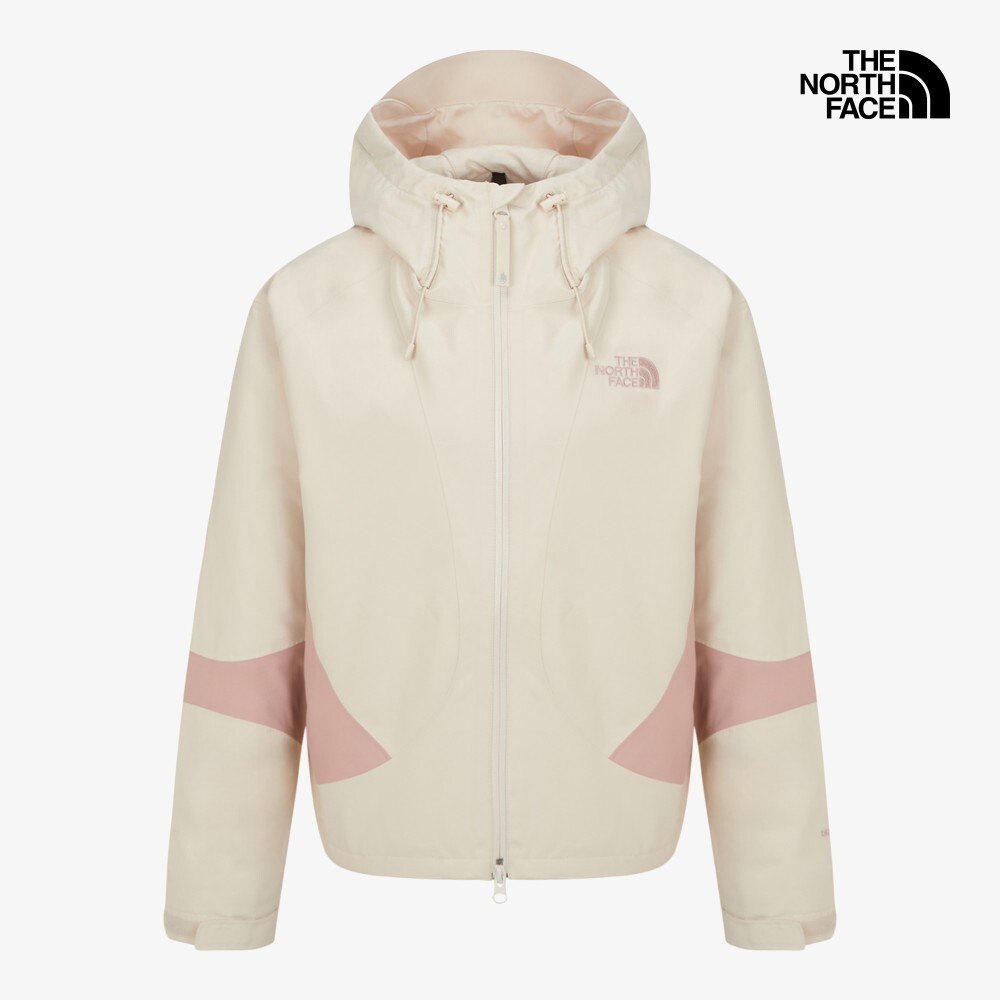 【OWN】The North Face 長袖 連帽 外套 防水 防風 DRYVENT 女生 女款 白標 黑色 奶油