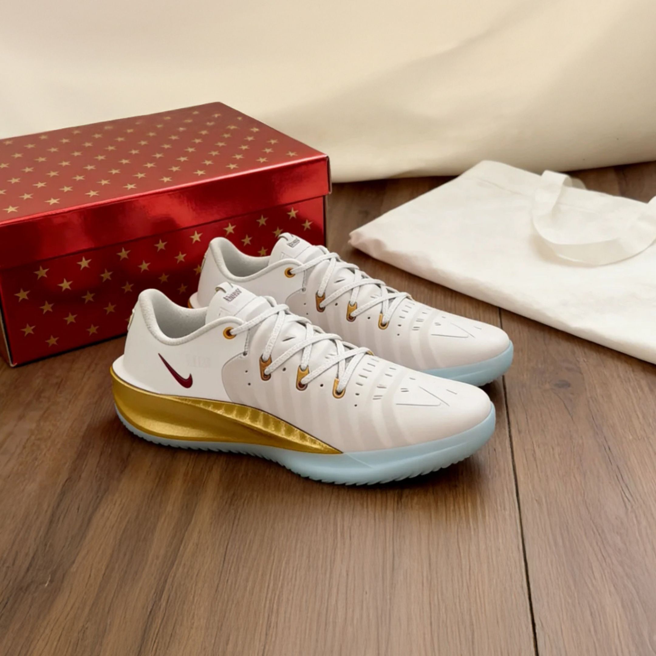 NICEDAY 現貨 Nike G.T. CUT 4 EP 馬年限定 春節 CNY 小馬 馬年 白金 白 籃球鞋 實戰 IB6728-100