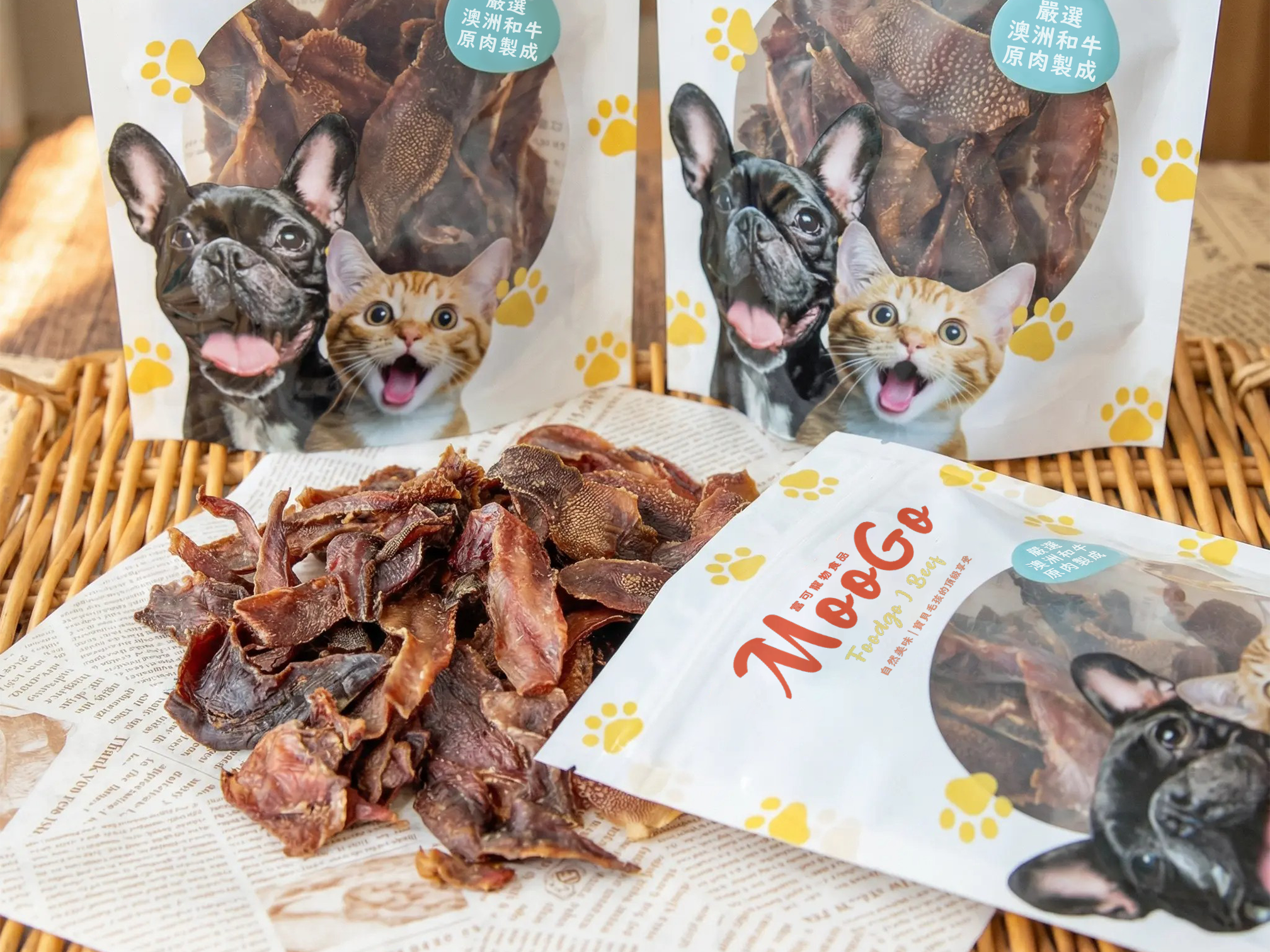 𝗠𝗼𝗼𝗴𝗼｜卡茲牛舌片*50g｜常溫出品