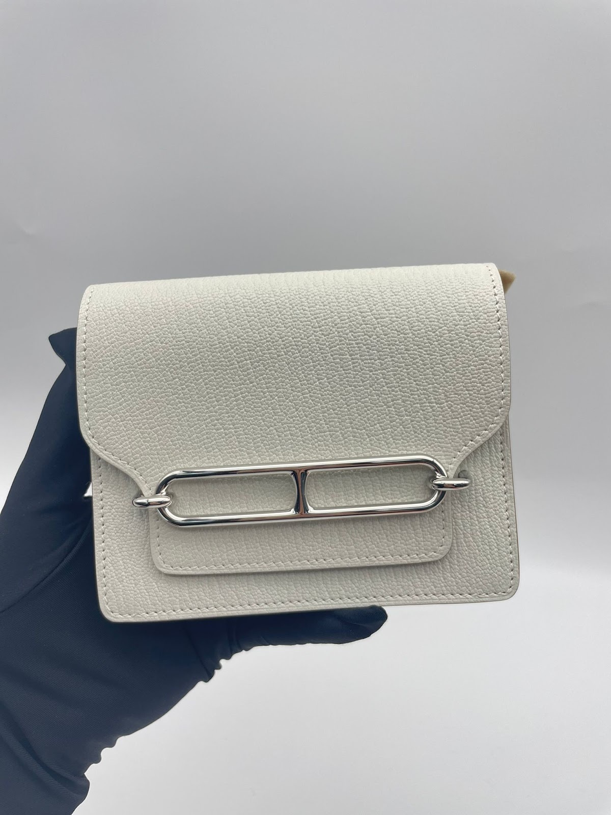 UK020 Hermes Roulis Slim Compact Wallet - Permabrass H082213CK0T 12.5 x 10 cm