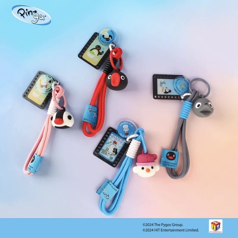 PINGU 企鵝家族 南極小故事 企鵝搪膠吊飾 扭蛋盲盒