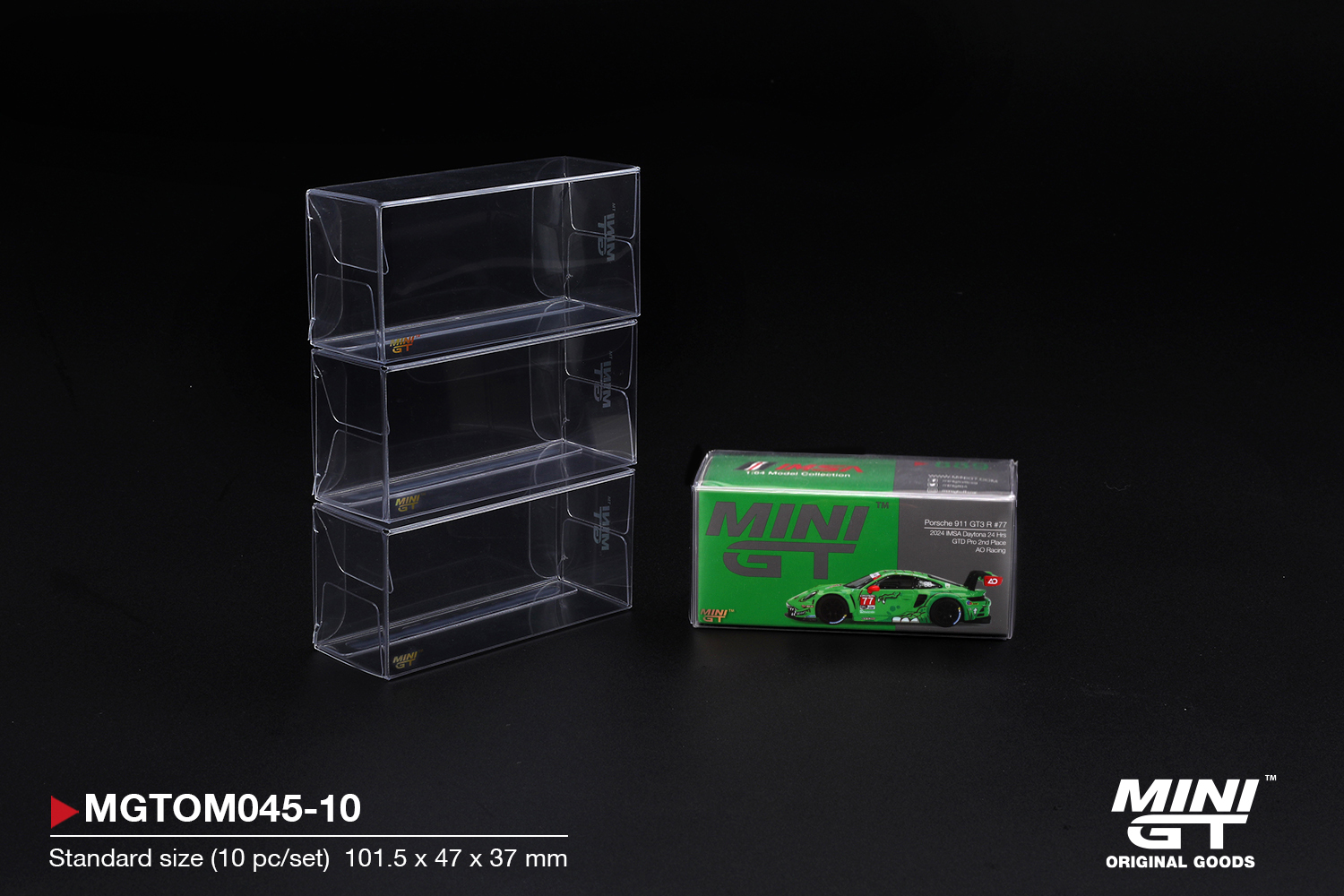 預訂:1/64 MINI GT Box Protector Type A:  Standard size (10 pc/set)   (MGTOM045-10)