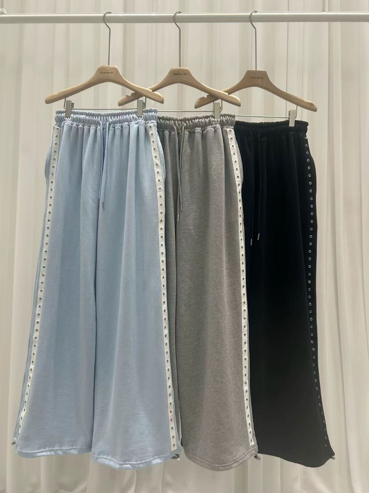 IS5506 拚邊休閒褲 *特價* (優惠碼同充值購物金不適用)